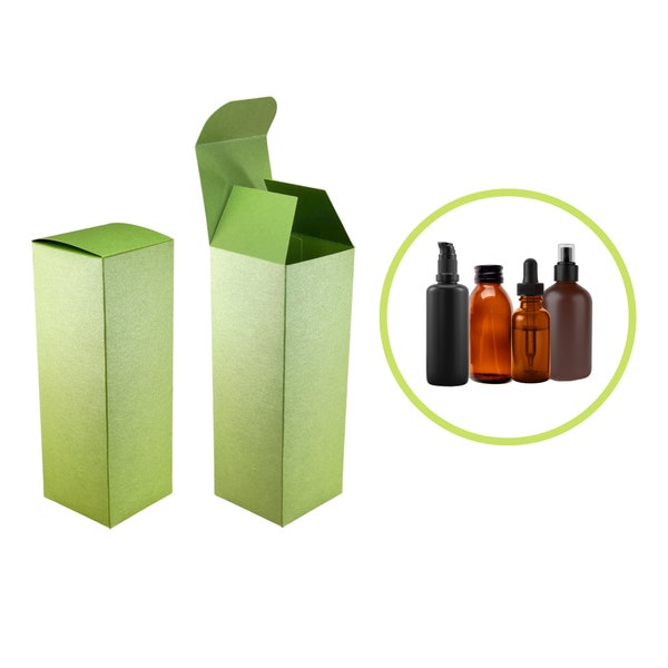 4oz Bottle Boxes Wholesale, Product Boxes for Cosmetics and Herbal Products or Small Business Entrepreneurs, Packaging Supplies for Retail