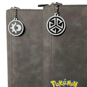 Pokemon Binder Tag | Sun & Moon | Set Symbol | Organizers | Key Chain