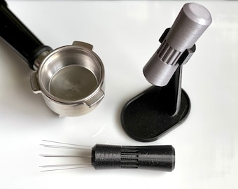 Basic WDT Werkzeug - Espresso Verteilwerkzeug - Schwarz oder Silber