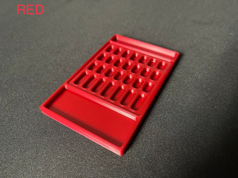 Lock Pinning Tray Simple Red