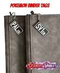 Pokemon Binder Tag | Scarlet & Violet | Set Symbol | Organizers | Key Chain