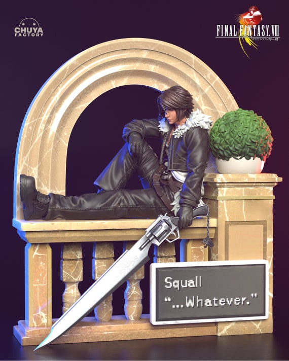 Squall Leonhart Figurine - Final Fantasy VIII - Detailed 3D