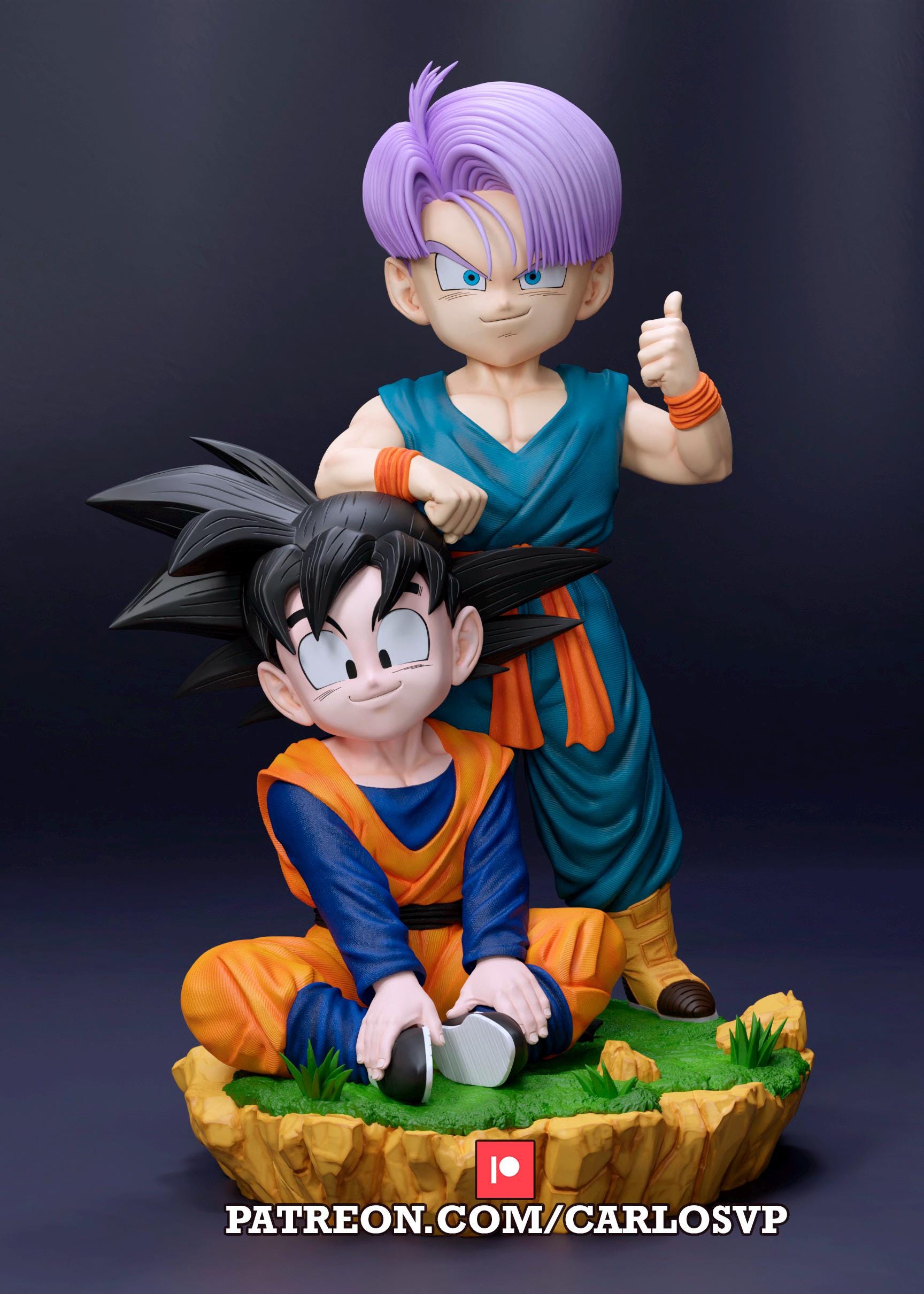 Figurine Dragon Ball Z Gotrunks (Gotrenks) - Haute Qualité PVC - Année 2024