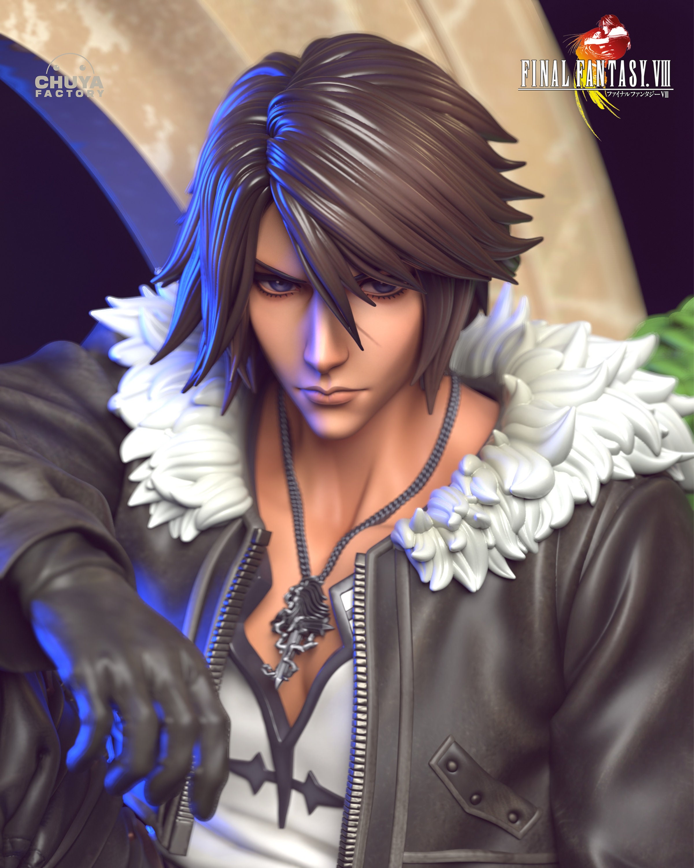 Squall Figurine - Final Fantasy 8 VIII - Unpainted