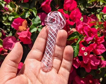 Pink Glass pipe/ Glass Pipes/ Pipe/ Pipes