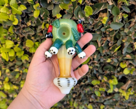 Glass pipes/ Glass Pipe/ Pipe/ Pipes/ Mushroom glass pipe/ S96