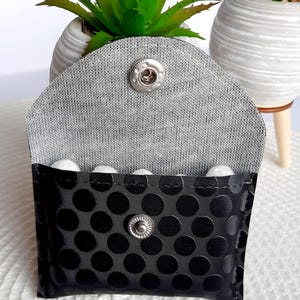 TAMPONETUIS Carbon Optik - aus KunstLEDER - DIY -  9 x 7cm