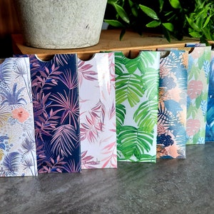 Tablet blister cases - DIY - palm leaf