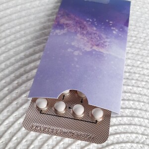 PILLENEtui -  Tabletten Etui - Wolke -