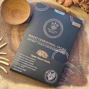 Raw Ceremonial Cacao • Magic Ceremonial Grade Cacao • Open Heart • from Colombia • 200 grams