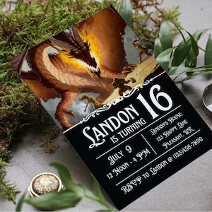 Customizable Dungeons & Dragons DnD Invitation - FREE RUSH AVAILABLE!