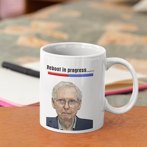 Reboot in progress -Funny Mug 11oz 15oz gift idea Mom Dad Men Women Boss co-worker gift idea office decor, home decor