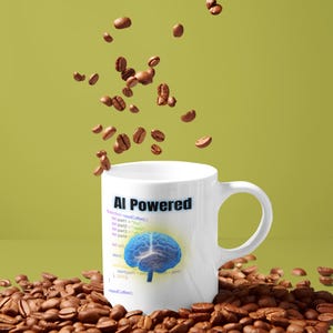 AI Powered Coffee Mug, Funny Programmer Coding Gift image 7