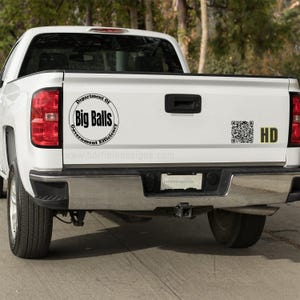 DOGE Big Balls Vinyl decal,DOGE, Department of Government Efficiency,Elon Musk,Sarcasm,Window Car Truck Accessories,motor cycle