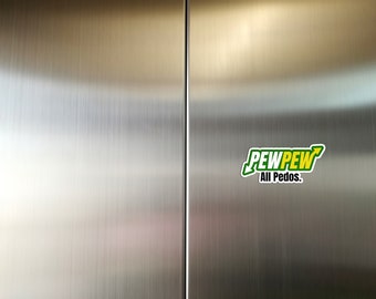 „Pew Pew ALL Pedos“-Kühlschrankmagnet, lustige Kühlschrankmagnete, Werkzeugkastenmagnet, Magnete für Erwachsene, versandkostenfrei, Epstein, Save the Children