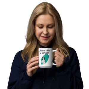 I NEVER fake a sarcasm  mug, funny coffee mug, mothers day gift, gift for her, coworker gift, boss gift idea, sarcasm gifts
