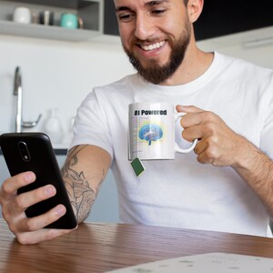 AI Powered Coffee Mug, Funny Programmer Coding Gift image 8
