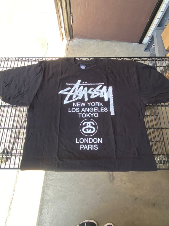 Stussy LS World Tour Black T-shirt 