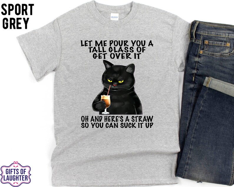 Black Cat Black Cat Shirt Cat Tshirt Cat Shirt Snarky Tee Etsy