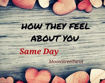 SAME DAY How they feel about you? LOVE Reading