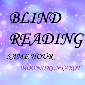 SAME DAY Blind Tarot Reading