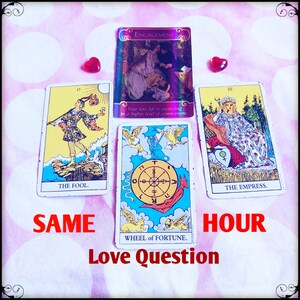 SAMMA TIMME Kärleksläsning Tarotfråga bild 5