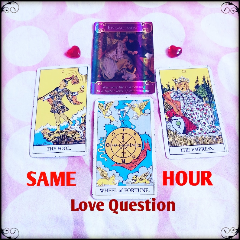 SAMMA TIMME Kärleksläsning Tarotfråga bild 5