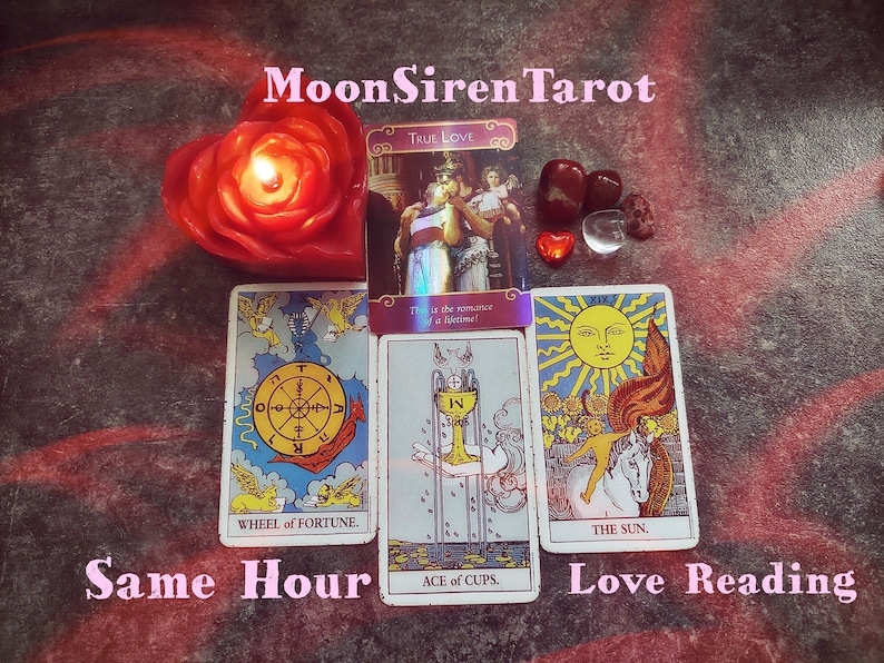 SAMMA TIMME Kärleksläsning Tarotfråga bild 1