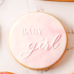 Baby Girl/Boy - Acrylic Fondant Embosser