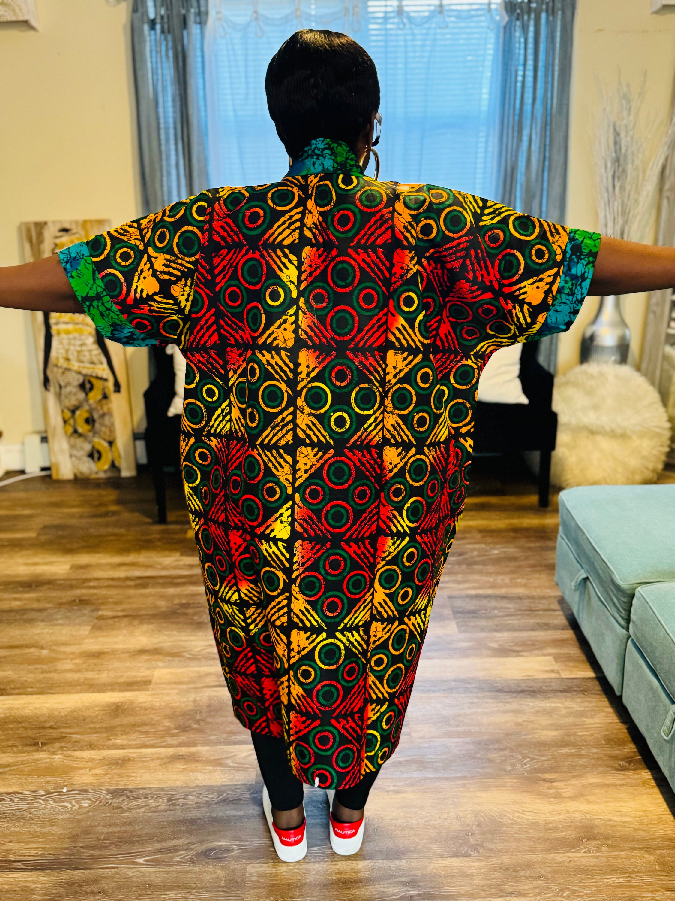 Cotton African Kimono main image 1