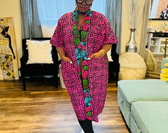 African prints kimono, Ankara kimono