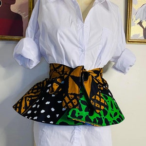 Peplum belt, Ankara belt, African belt