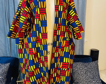 Short Ankara kimono