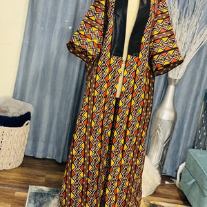 Ankara kimono African print kimono,duster, jacket