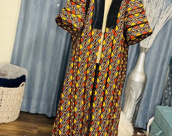 Ankara kimono African print kimono,duster, jacket