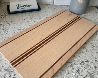 Custom Size Wooden Chopping Board Maple & Walnut Hardwood