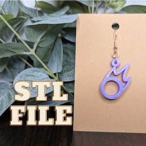 Final Fantasy Black Mage Earrings 3D Print Files (STL Files)