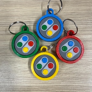 Mini-Controller Schlüsselanhänger | Fidget Spielzeug | Anti-Stress-Spielzeug | Fidget Spinner | Beschäftigung für die Finger