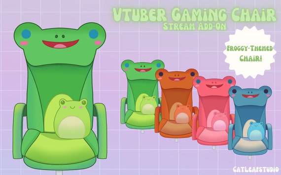 Buy Vtuber Froggy Gaming Chair 4 Colors Stream Add on Vtuber