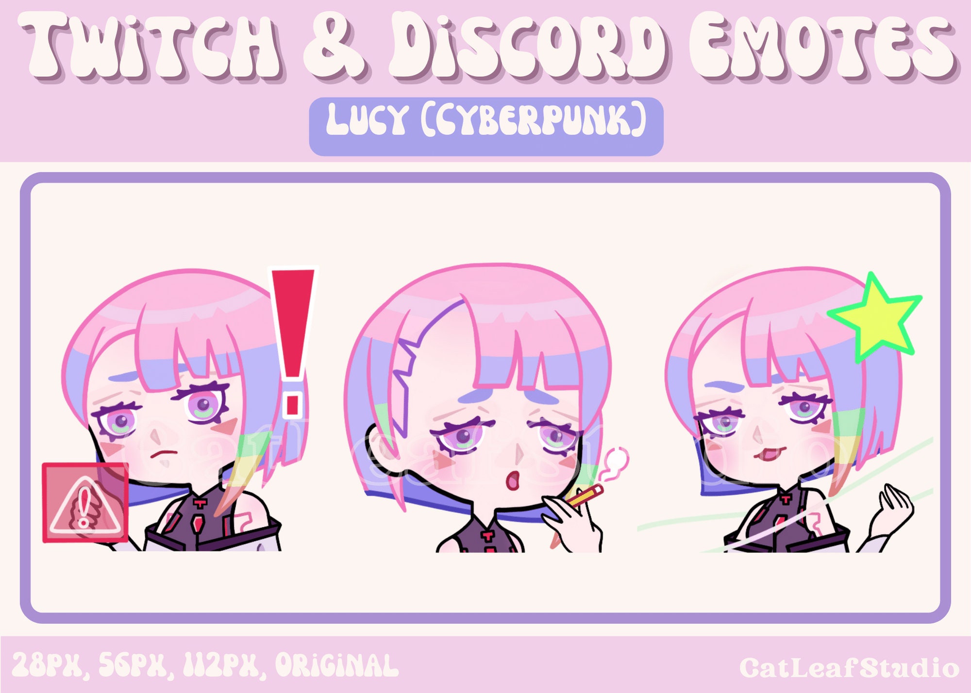 Lucy Emotes Cyberpunk Twitch Emotes Anime Emotes Twitch Etsy Canada lucy-emotes-cyberpunk-twitch-emotes-anime-emotes-twitch-etsy-canada