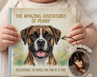 Libro de fotos personalizado para mascotas, cuento infantil personalizado, regalo para gatos y perros, regalos personalizados para niños, regalo para baby shower de mascotas, regalo para mascotas para niños