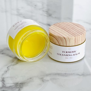 Turmeric Cleansing Balm, Makeup remover, Cleansing balm, Balm, facial cleanser, Emulsifier Cleansing Balm- Handmade Skincare- Plant Based