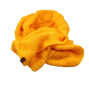 Handmade Knit Sunflower Shawl