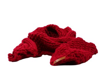 Handgefertigte Hand stricken Zopfmuster Schal