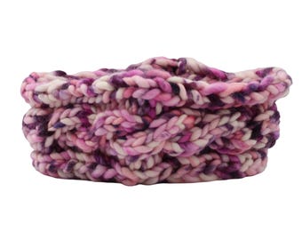 Handmade Hand Knit Merino Wool Cable Knit Ear Warmer Headband