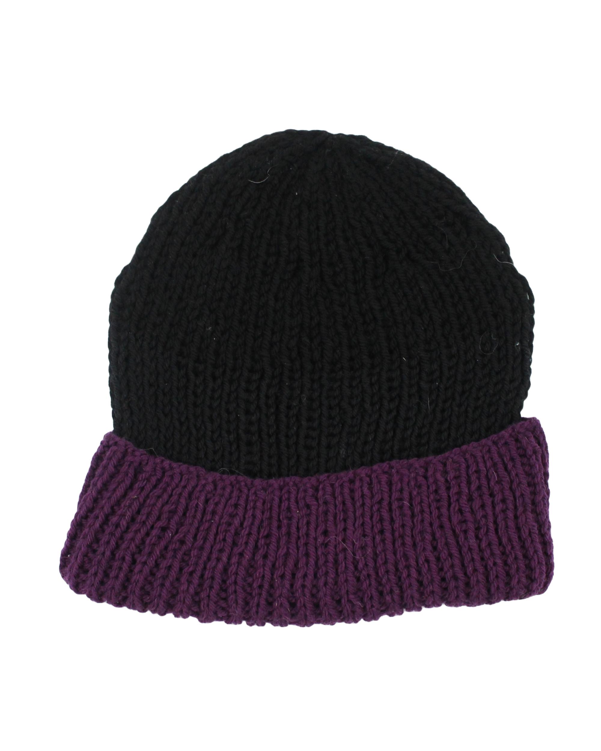 Handmade Hand Knit Superwash Wool Ribbed Knit Beanie Hat - Etsy