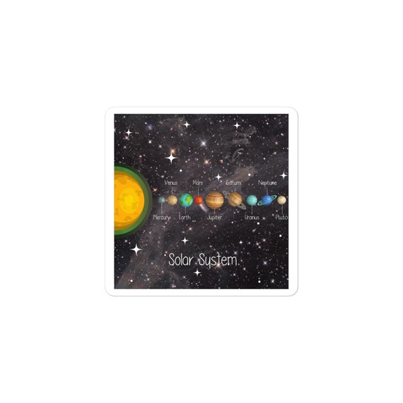 of the Solar System Space Astronomy Teachers Etsy