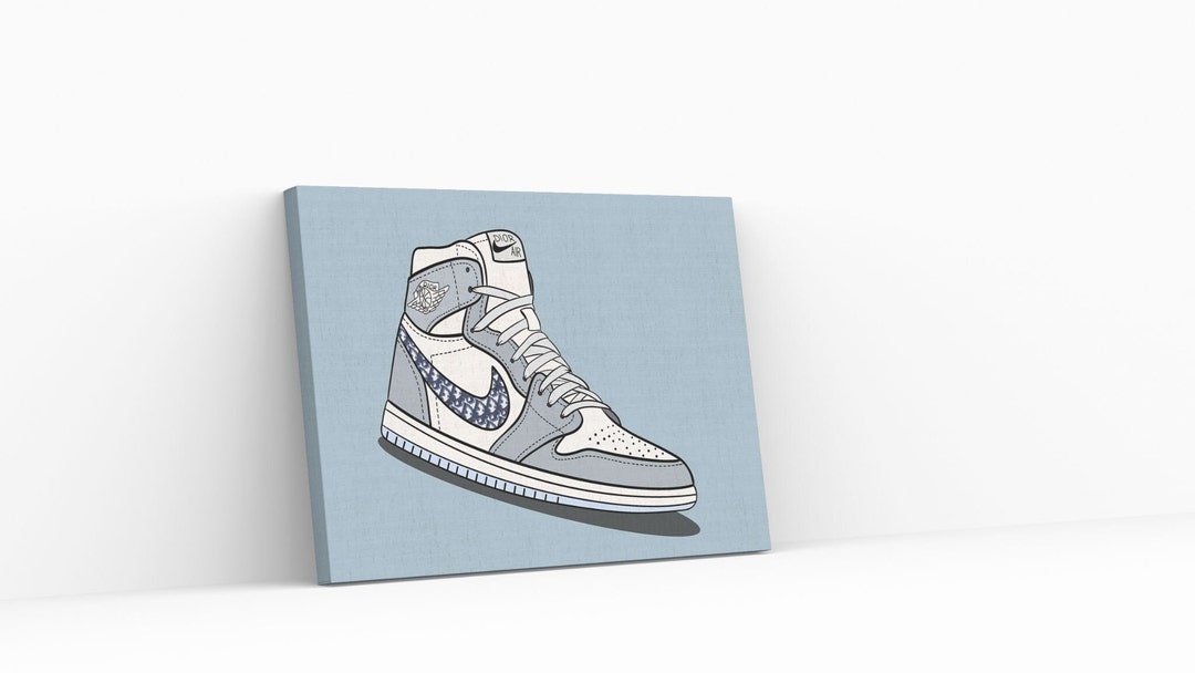 jordan air 1 drawing
