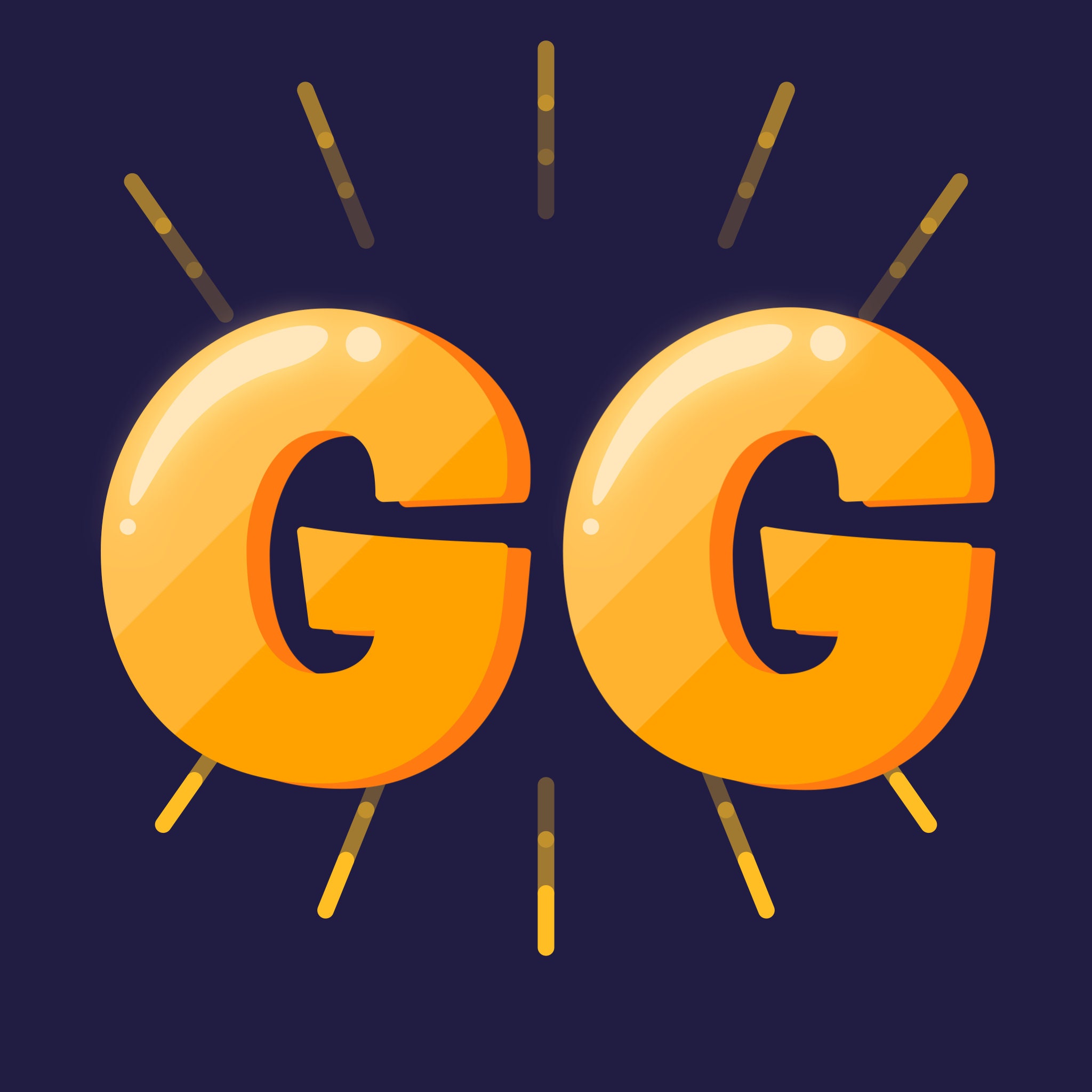 Animated GG Emote: Good Game for Twitch and Discord - Etsy