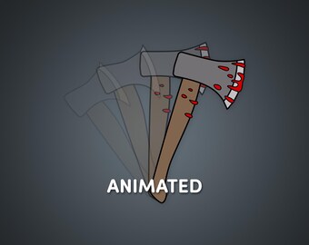 Animated Emote - Horror Hatchet - Slasher - Discord - Twitch